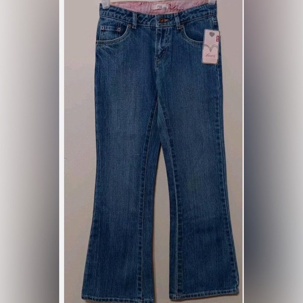 Cute Girls Levis 517 Flare Stretch Adjustable Waist Jeans